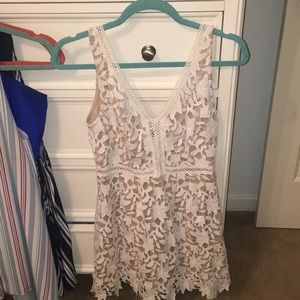 White lace dress
